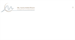 Desktop Screenshot of praxis-dr-mach.de